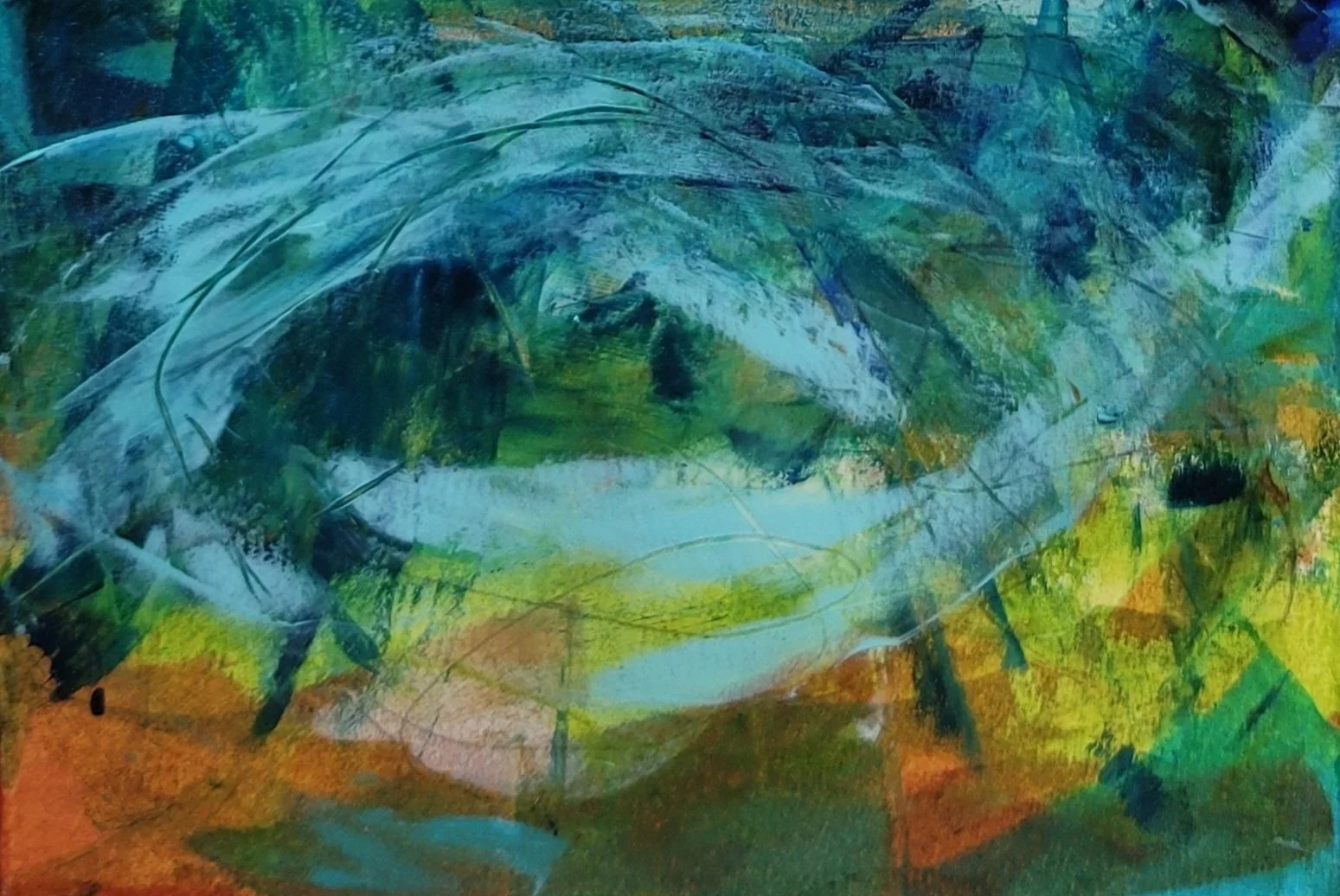 Acrylic on wood board