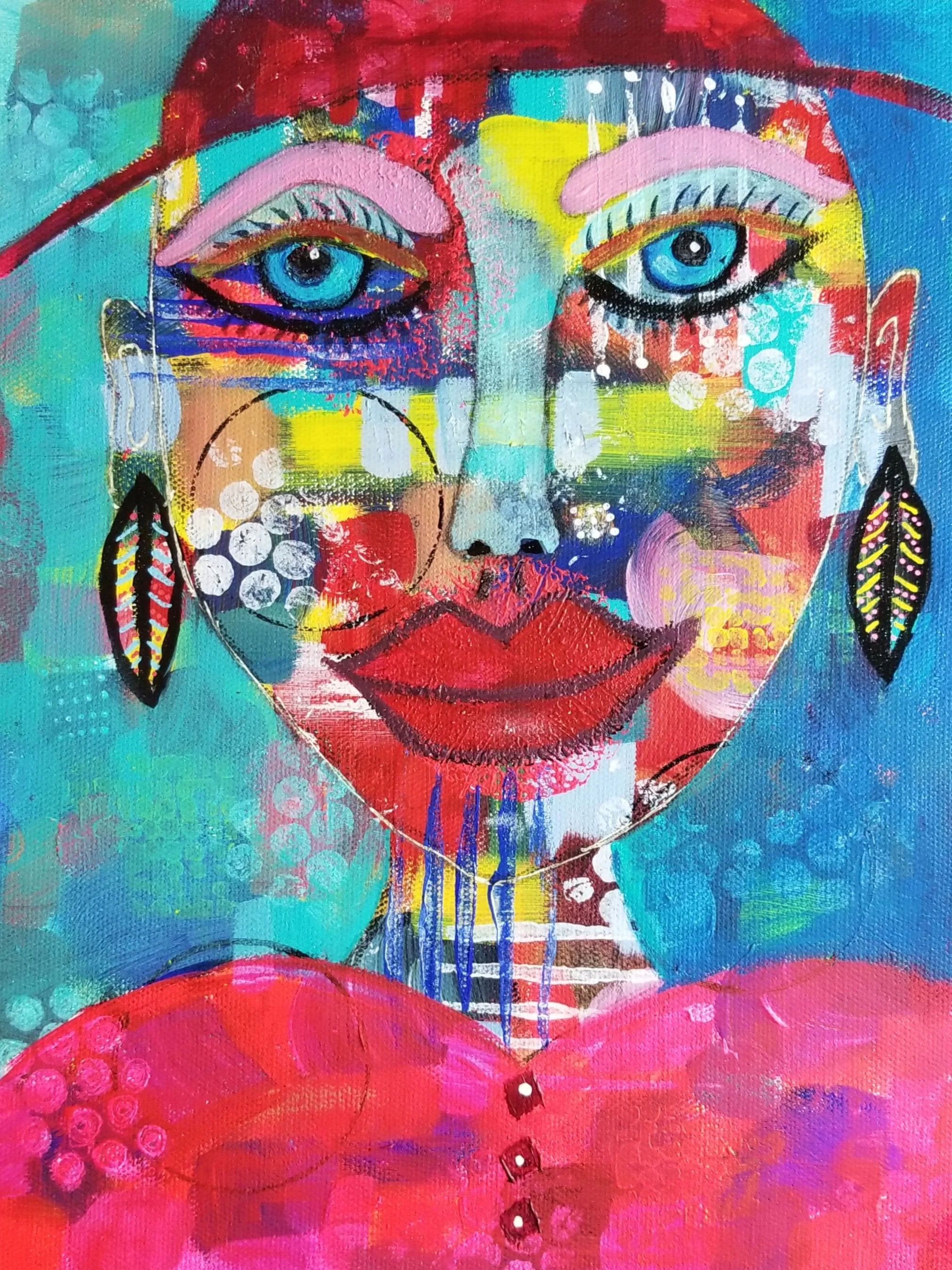 Acrylic on canvas paper