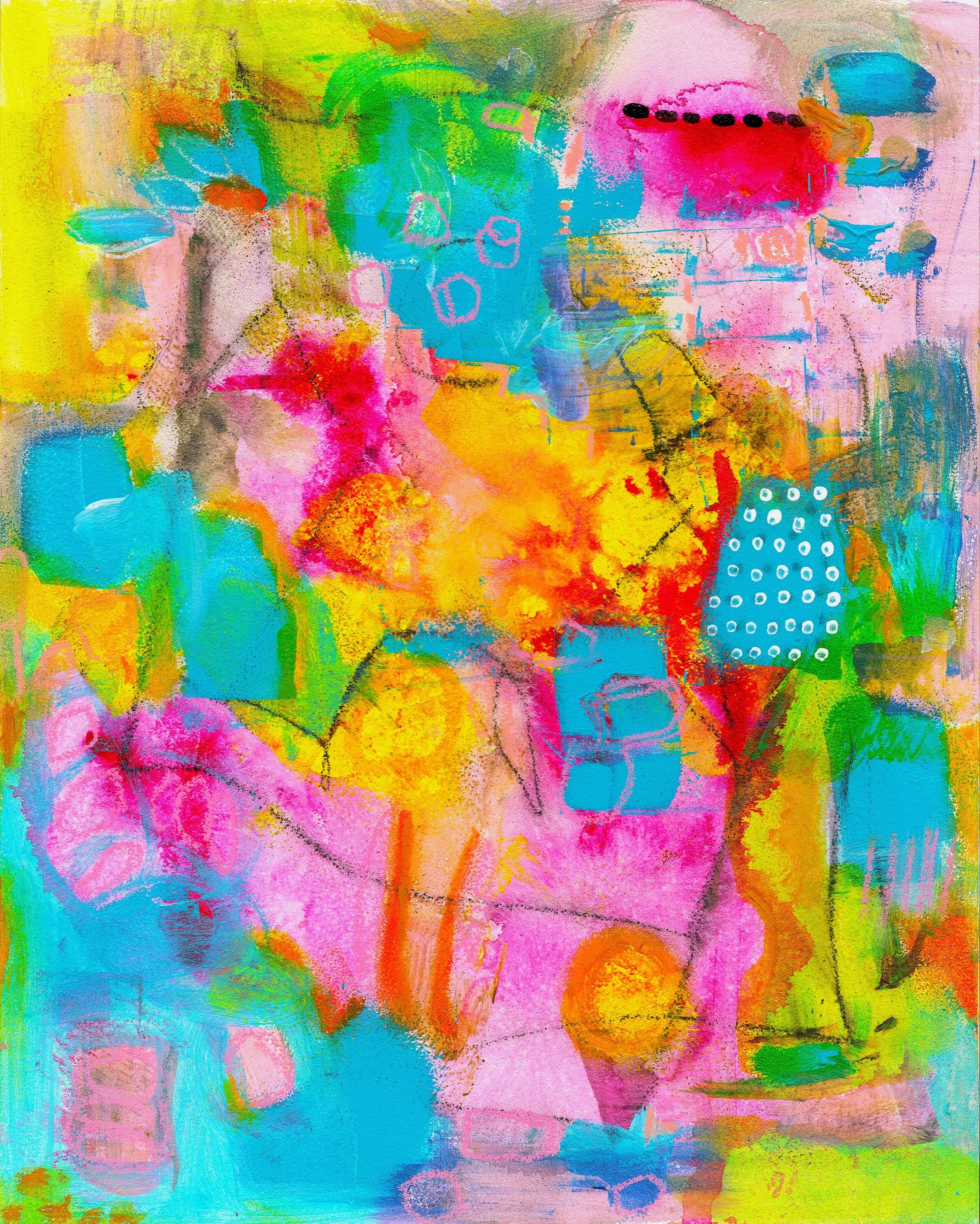 Acrylic on canvas board