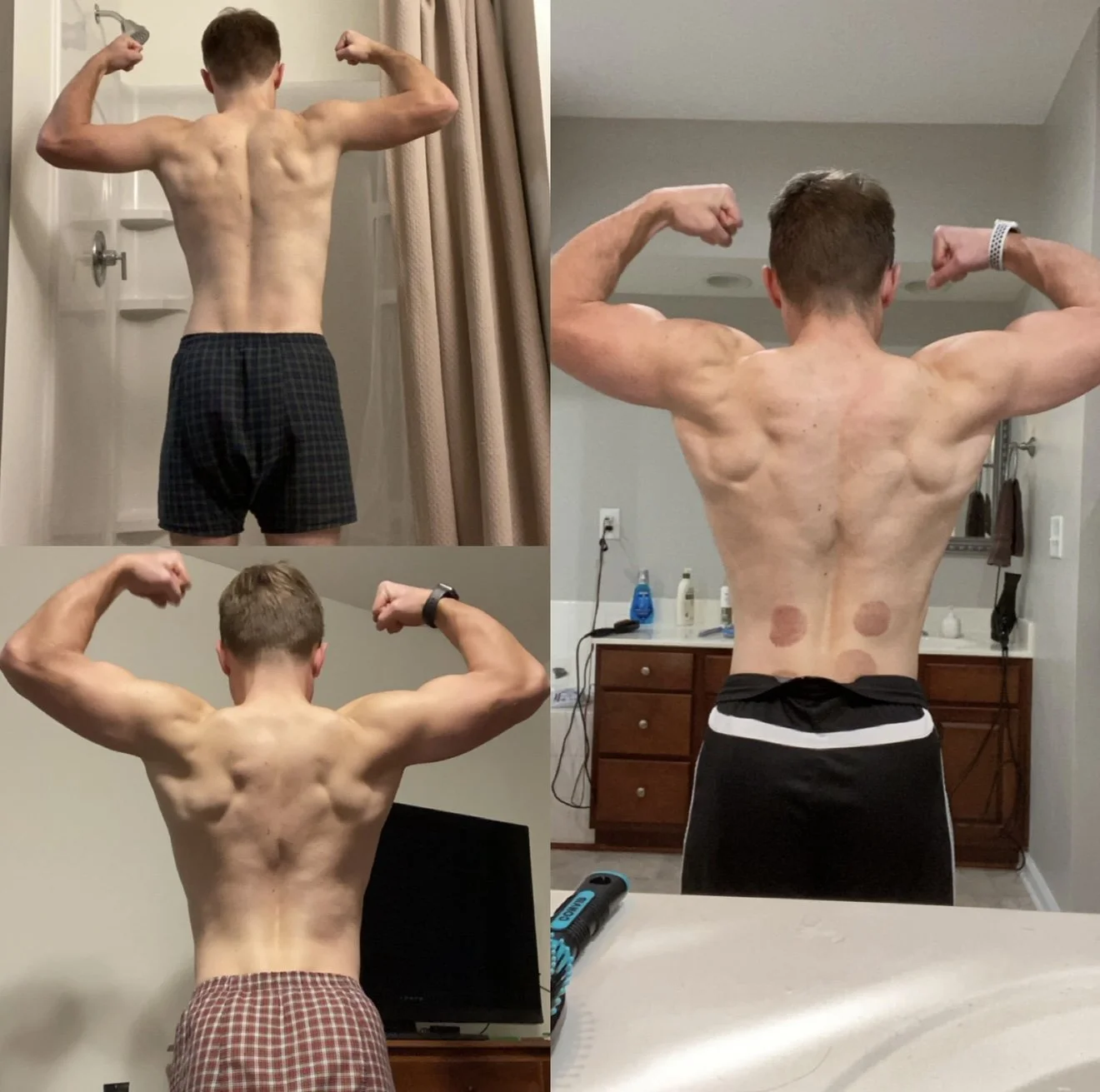 Client case (tier 1 coaching): Started at 150 lbs and is now up to a lean 175! This fantasticcc client came to me wanting not only wanting to build more muscle, but also to feel more confident in himself. He is a full time college student and STILL m
