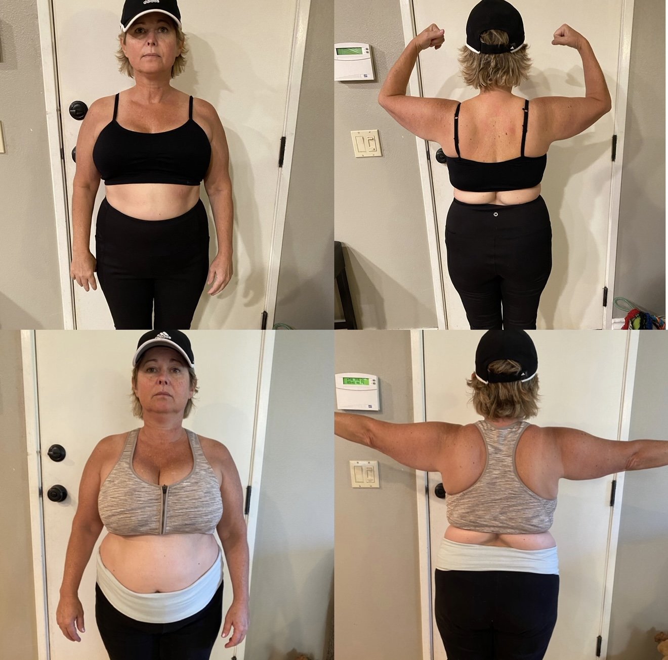 Client case (Tier 2 coaching plan): Down 32 lbs and 8 inches around her waist! This amazing woman (my mother lol) was never taught how to eat healthy in a way that wasn't a punishment, so in the middle of helping her lose weight I have also been help