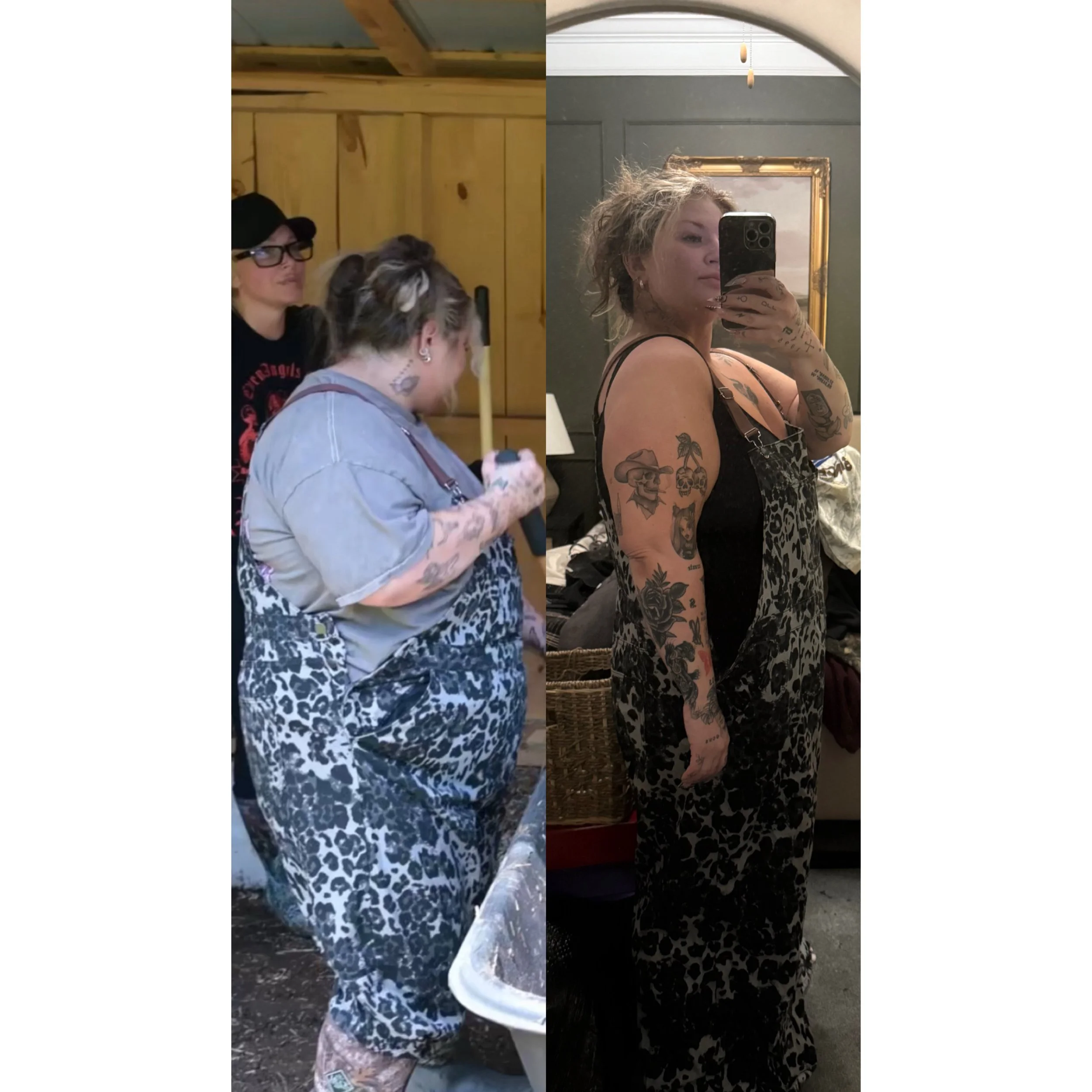 Client case (Tier 2 coaching plan): 80 pounds  and 11 inches down around waist! My client Hailee came to me with a severe case of PCOS and wanted to completely change her lifestyle that could also fit in with her busy traveling makeup career. She has