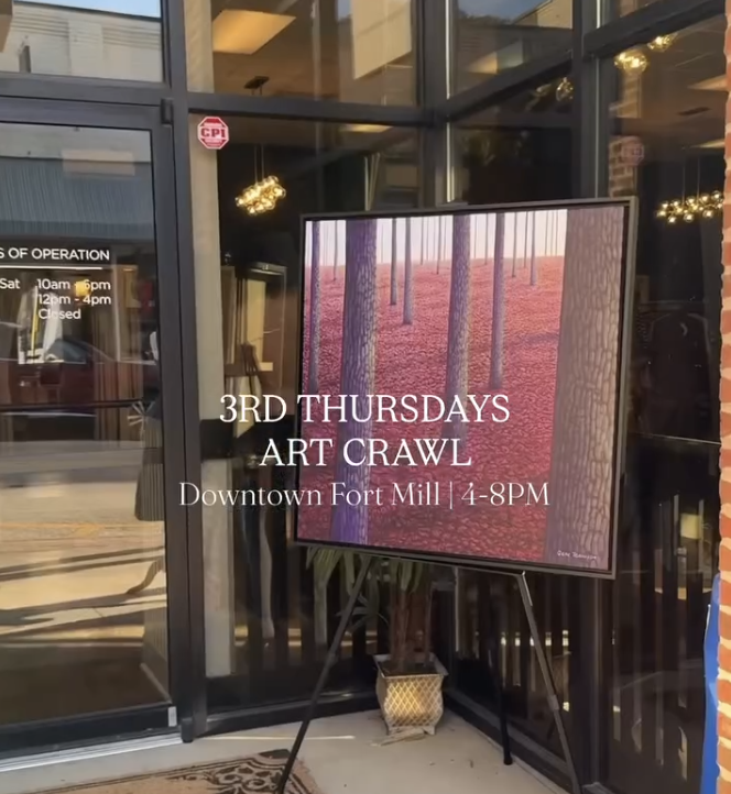 Experience Fort Mill's Creative Side at Third Thursdays Art Crawl