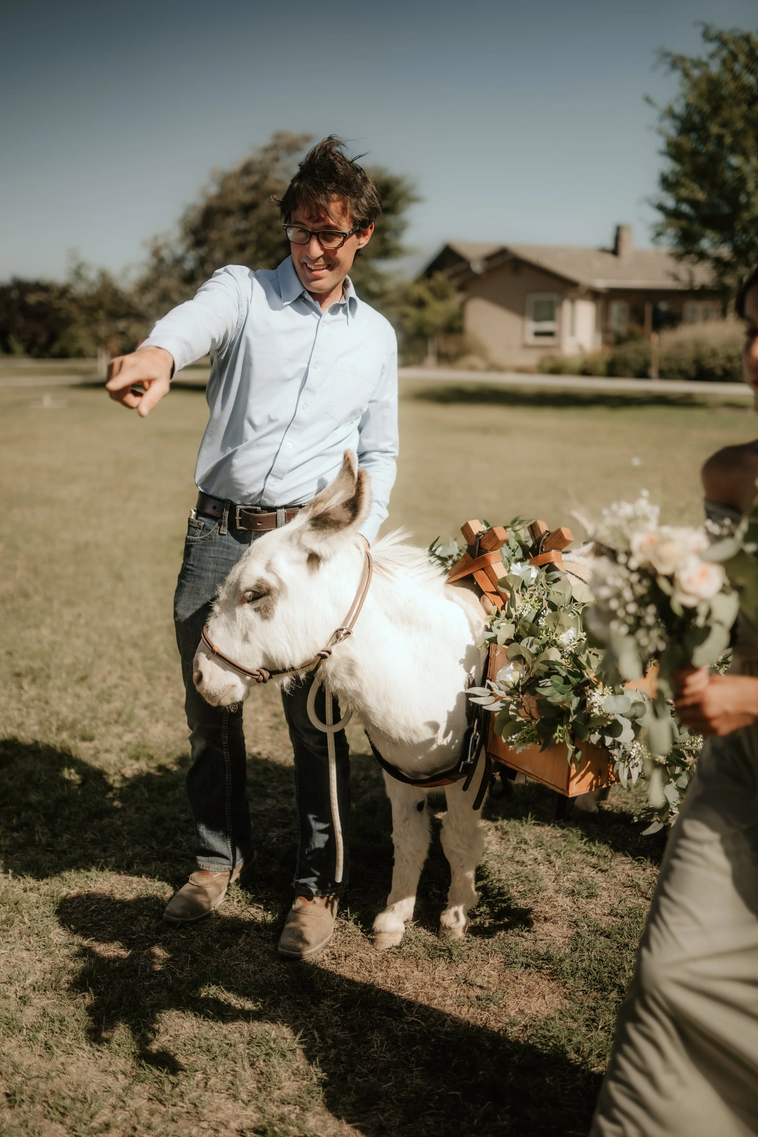 These donkeys delivered waters and drinks to the party while bridal party was doing portraits. 10/10 I highly recommend to hire donkeys to keep the party hydrated, including us vendors.