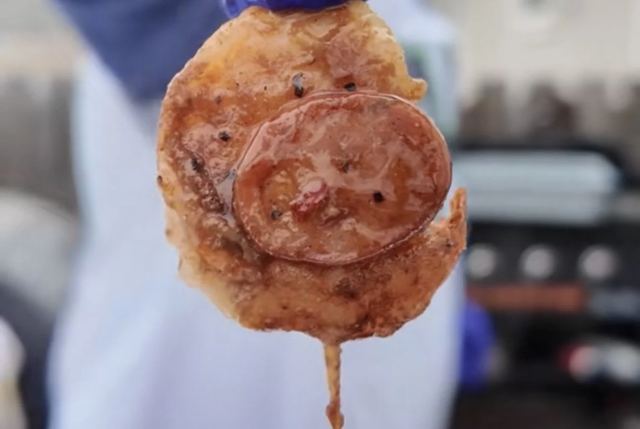 Jalapeño Cheddar Sausage &amp; Shrimp Skewers