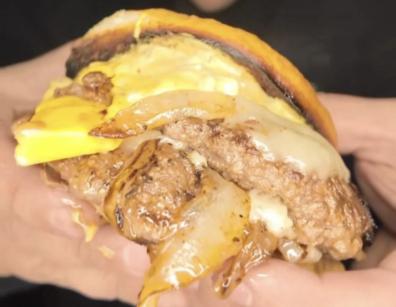 Smash Burgers on the Blackstone