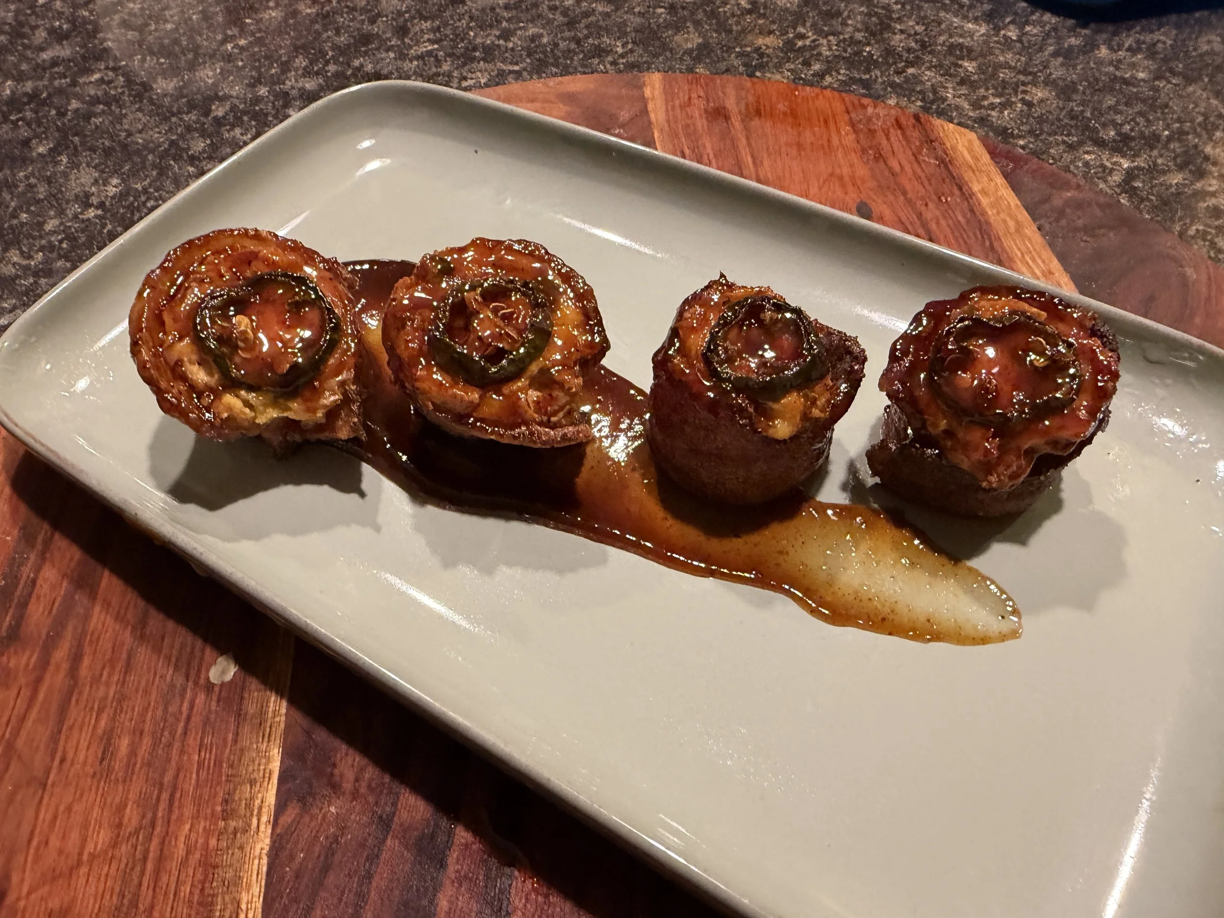 Bacon Wrapped Pig shots