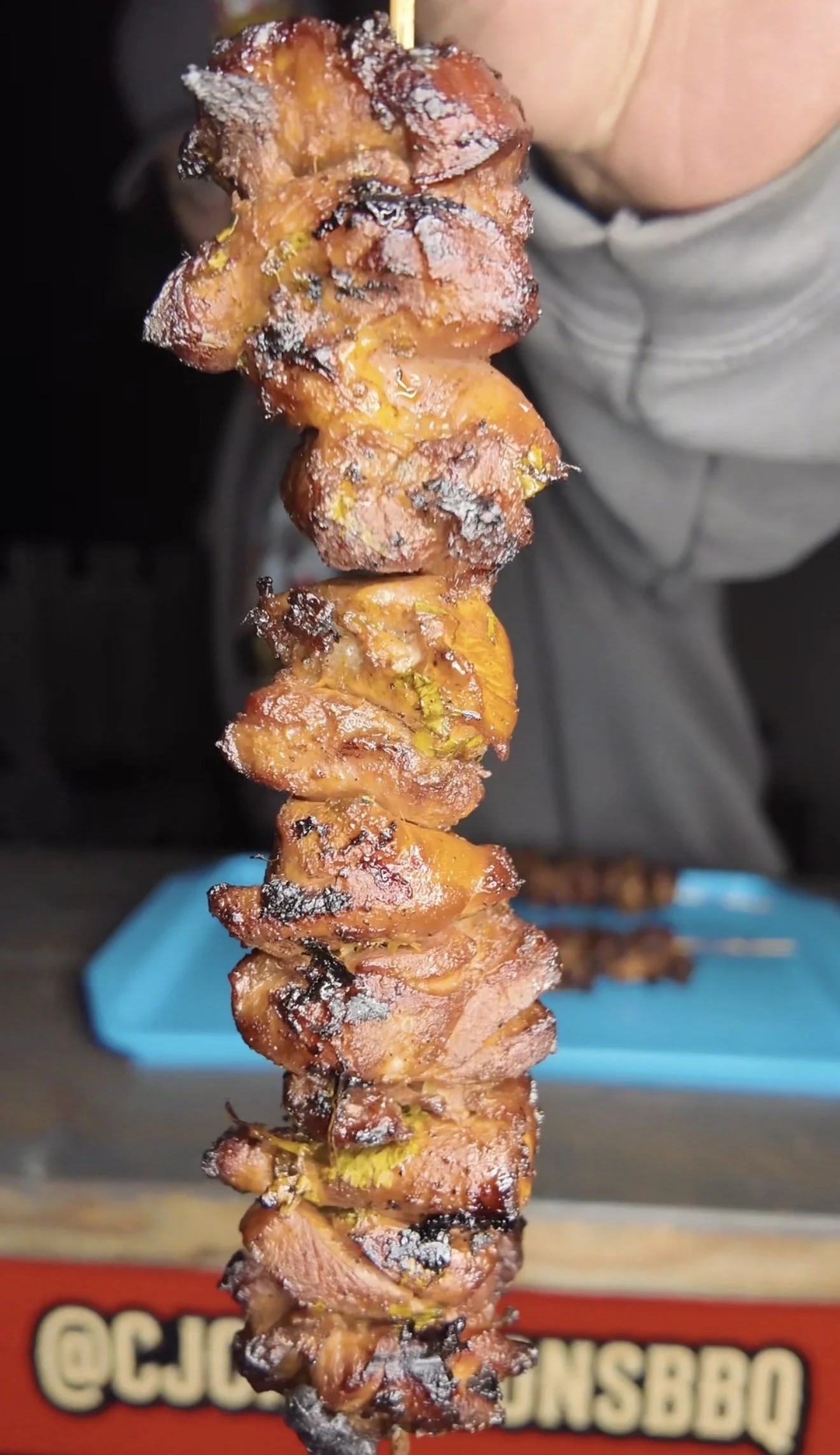 Tequila Lime chicken Skewers 