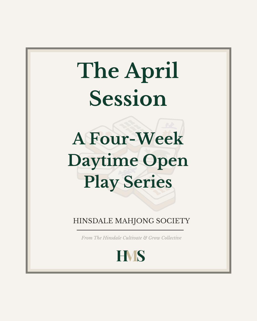 April Daytime Session 