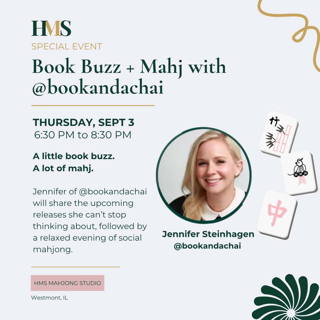 Book Buzz + Mahj with @bookandachai