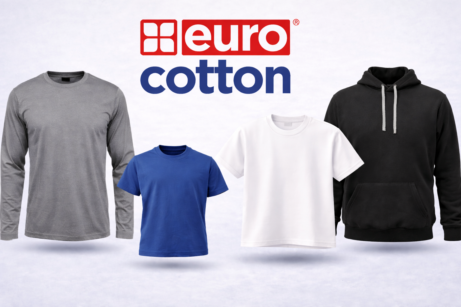 Playeras y Sudaderas Eurocotton, Mayoreo y menudeo. Playeras desde $49.90 en Zacatecas.