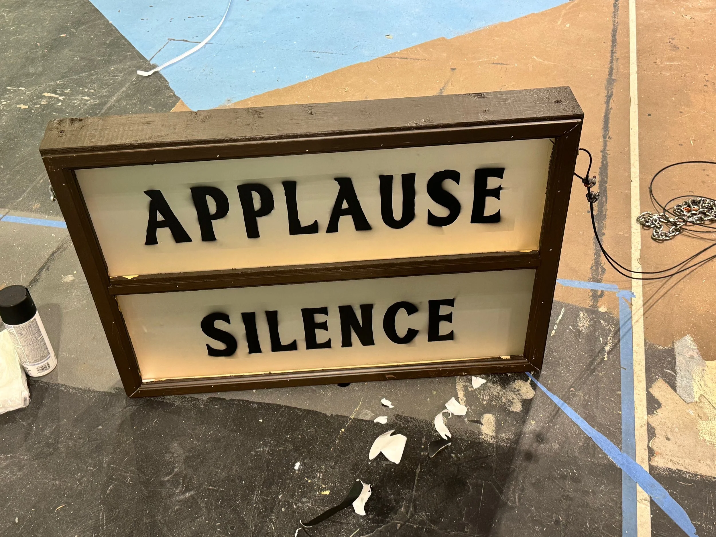 costum build light-up sign