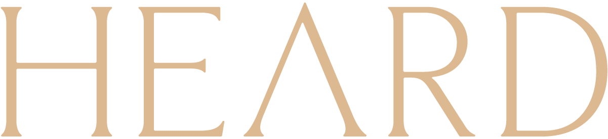 heard logo in sand color