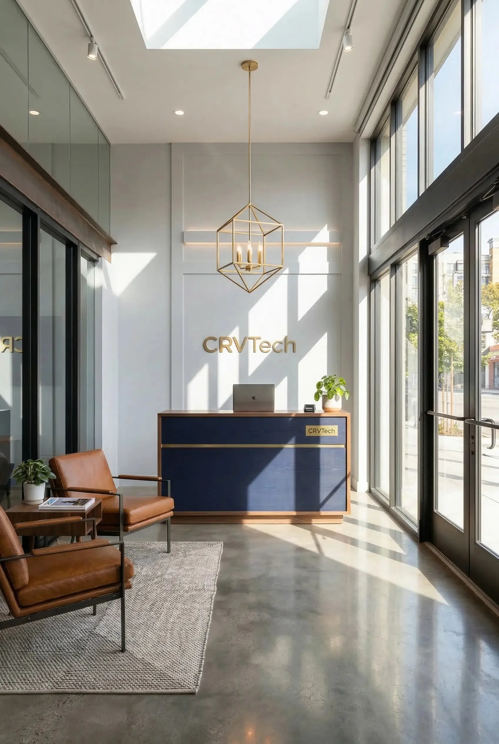 CRVTech front reception desk