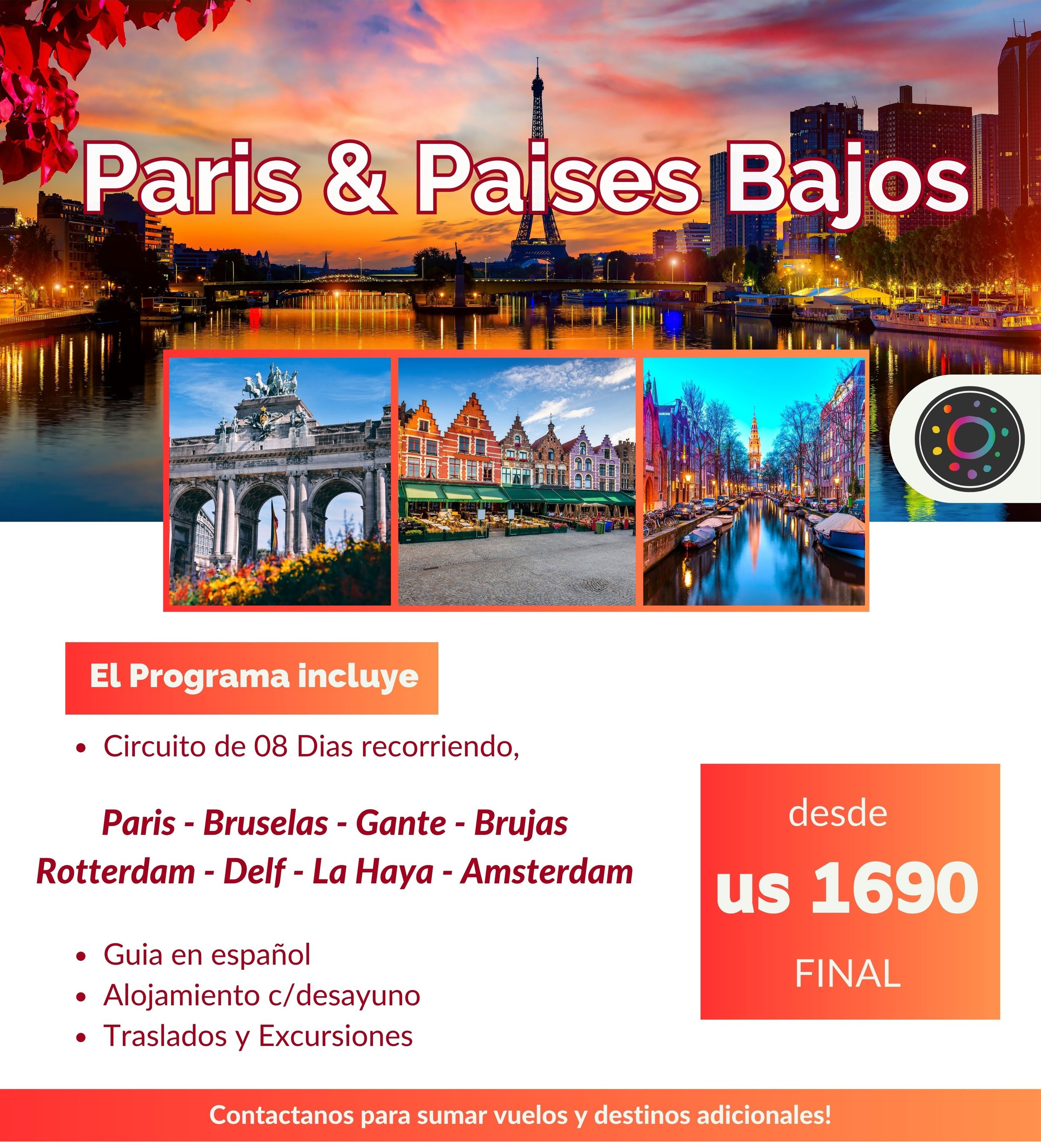 recorre el mundo&nbsp;- paris &amp; paises bajos