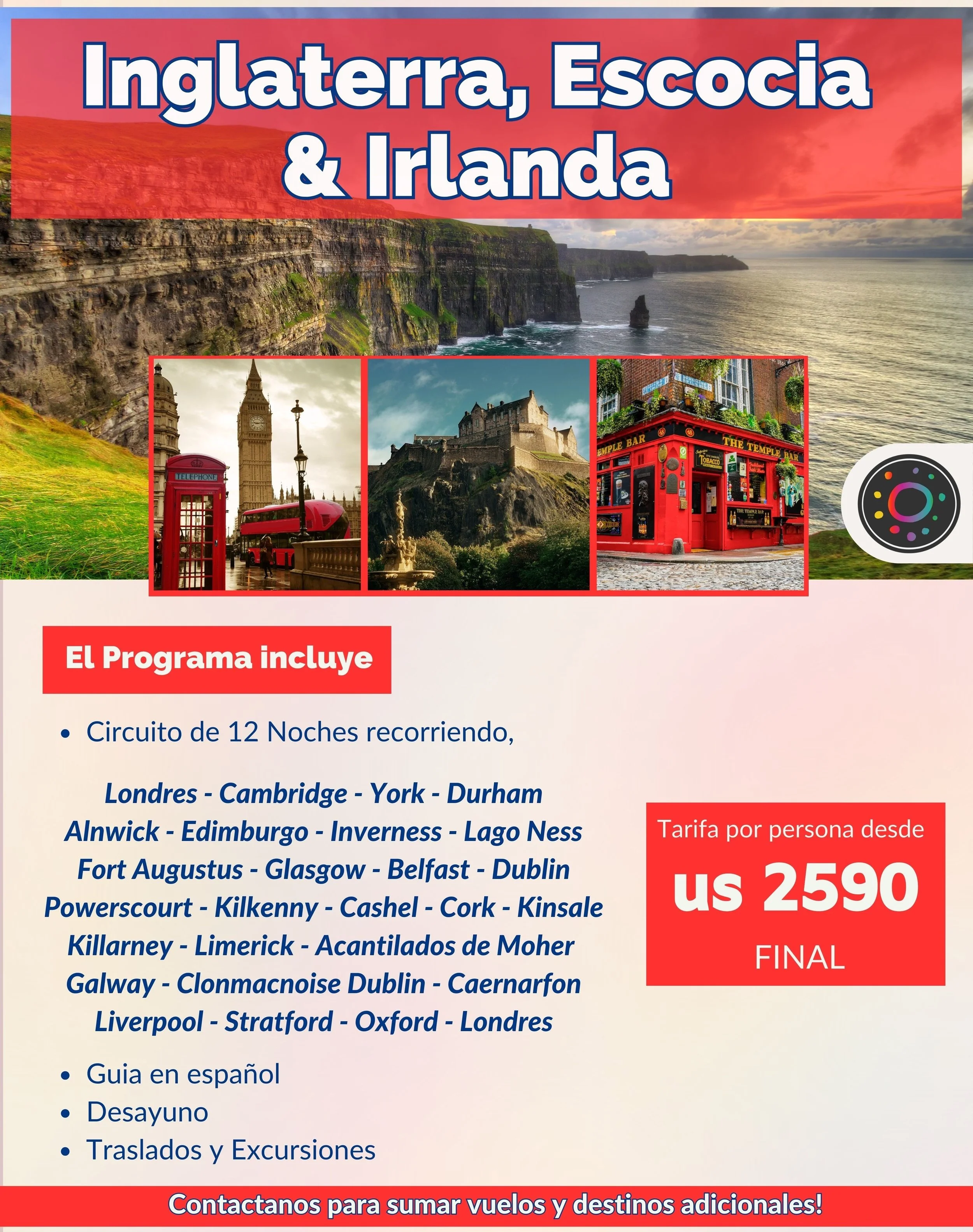 recorre el mundo&nbsp;- Inglaterra, escocia &amp; irlanda