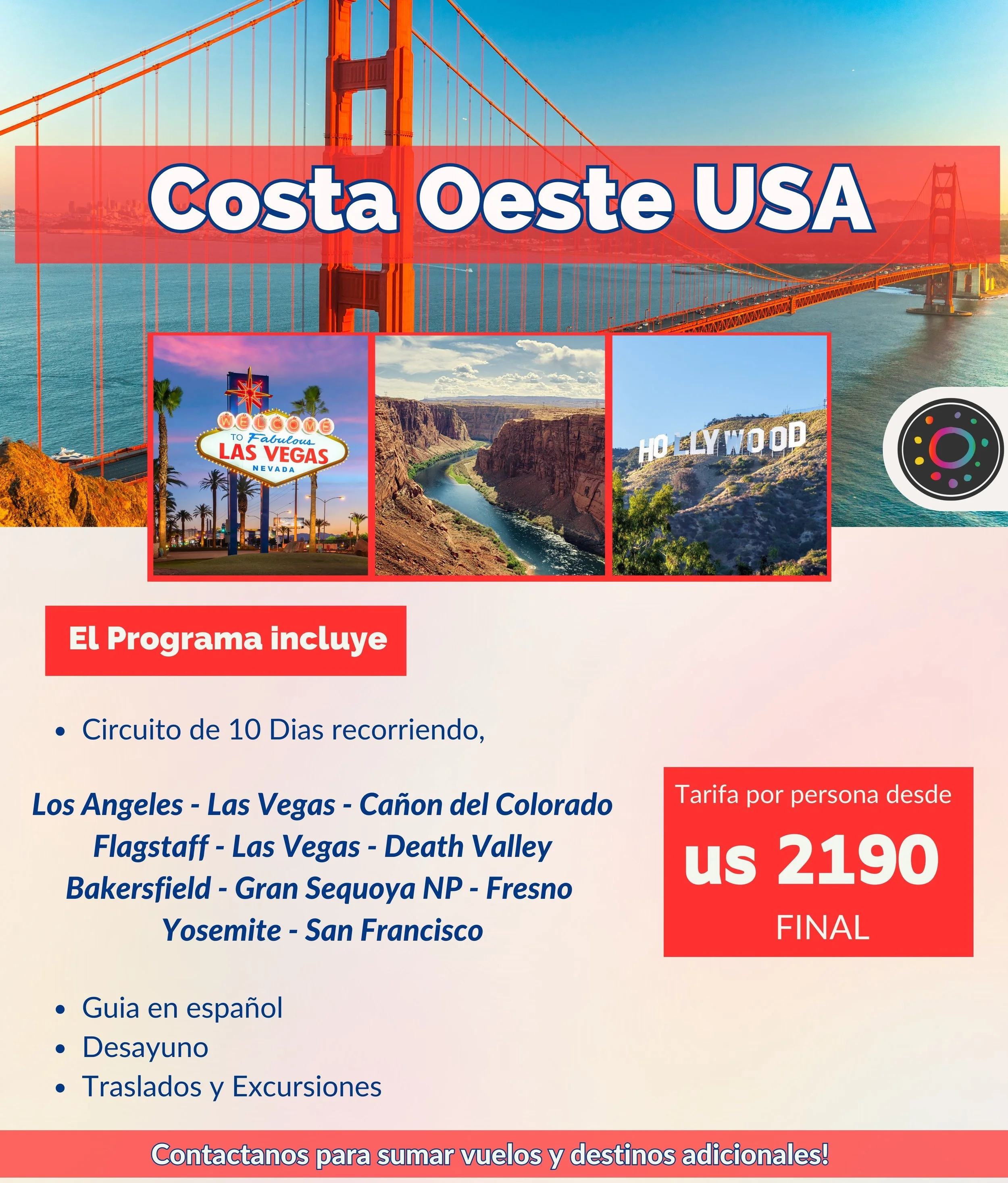 recorre el mundo - Costa Oeste usa