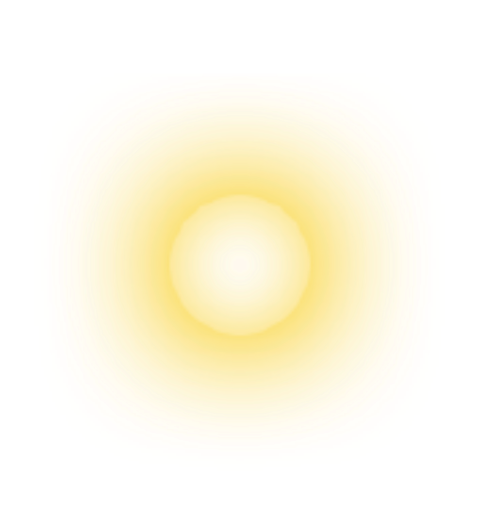 A digital abstract pattern with concentric circles in shades of yellow, orange, and red on a black background.