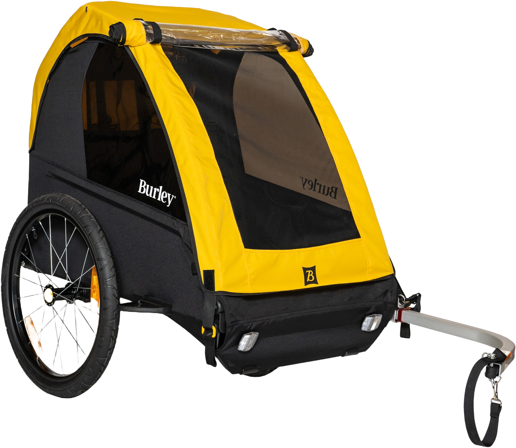 Bike the Dunes Burley Bee child bicycle trailer for hauling children and exploring the Indiana Dunes