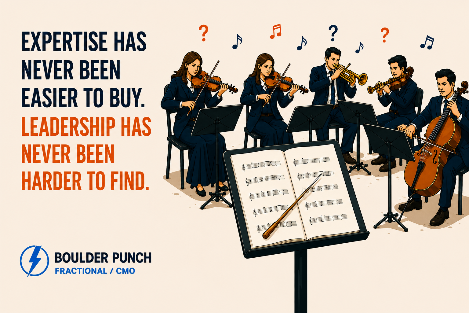 Expertise Has Never Been Easier to Buy. Leadership Has Never Been Harder to Find