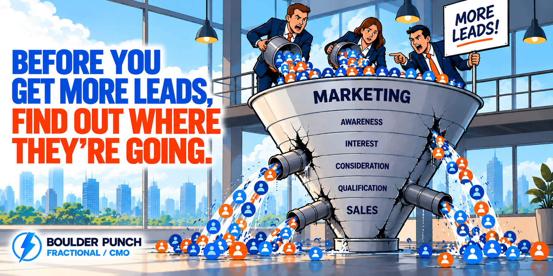 Boulder Punch Lead Funnel Infographic