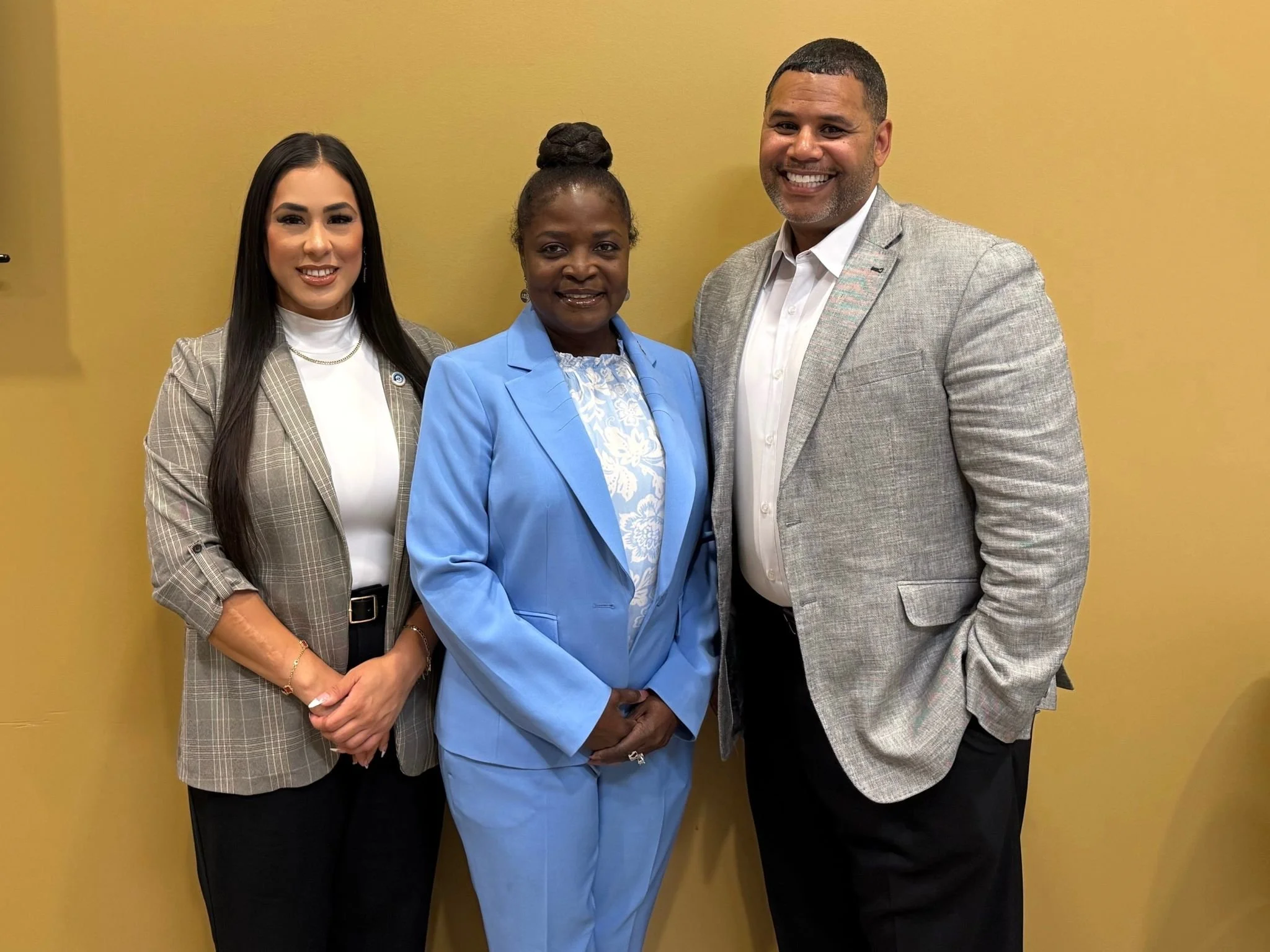 NCMA Leadership Team - Pictured from left to right - Alyssa Martinez, Sheena Little, and Joseph Jackson