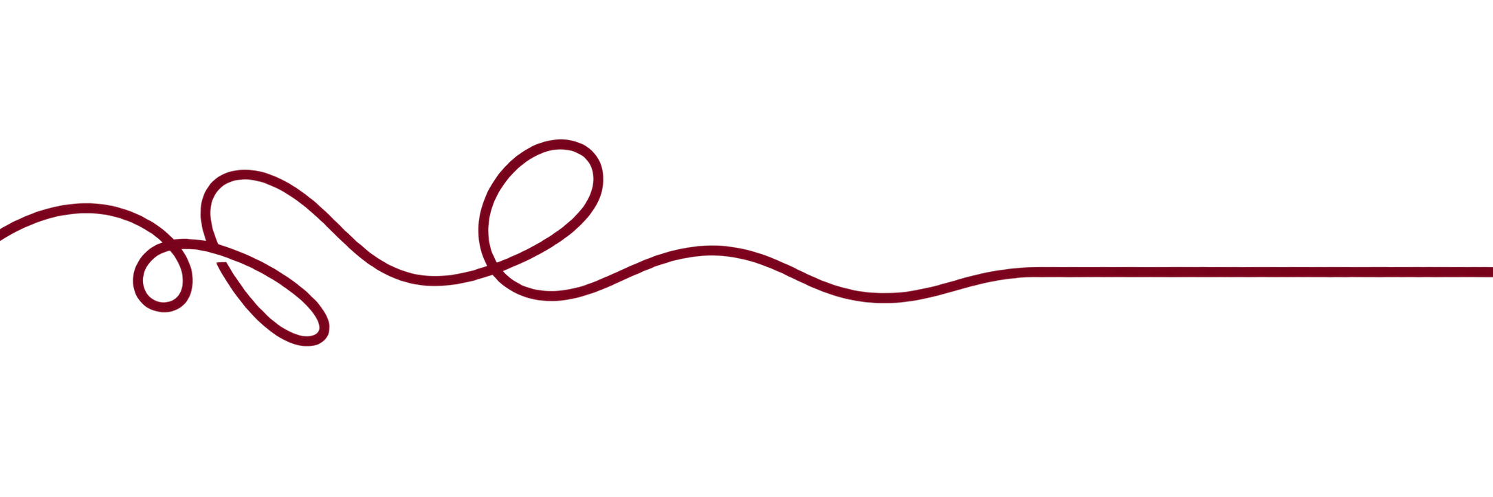 decorative red thread
