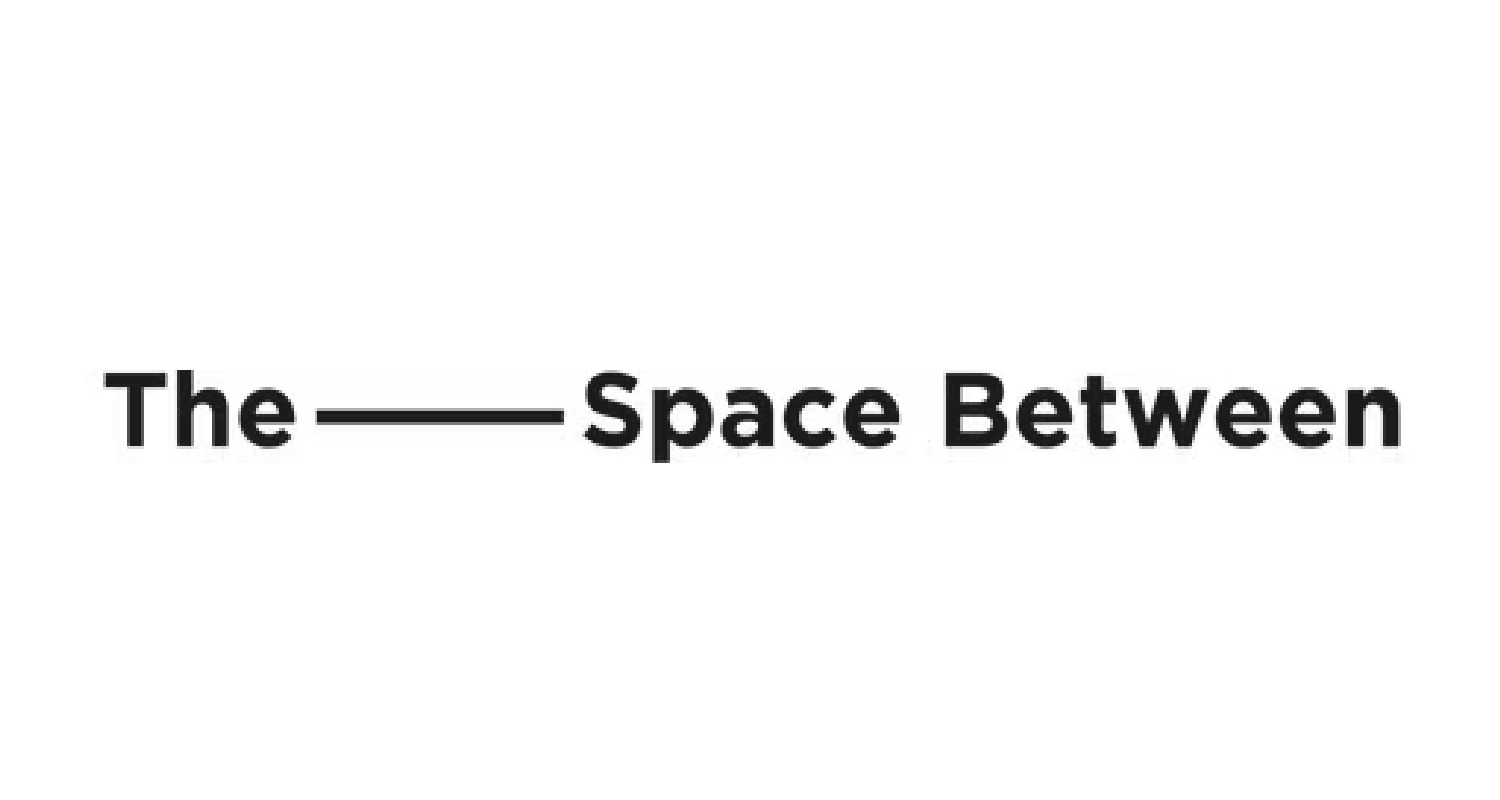 The Space Between yoga and event studio space logo located in Dublin, Ireland.