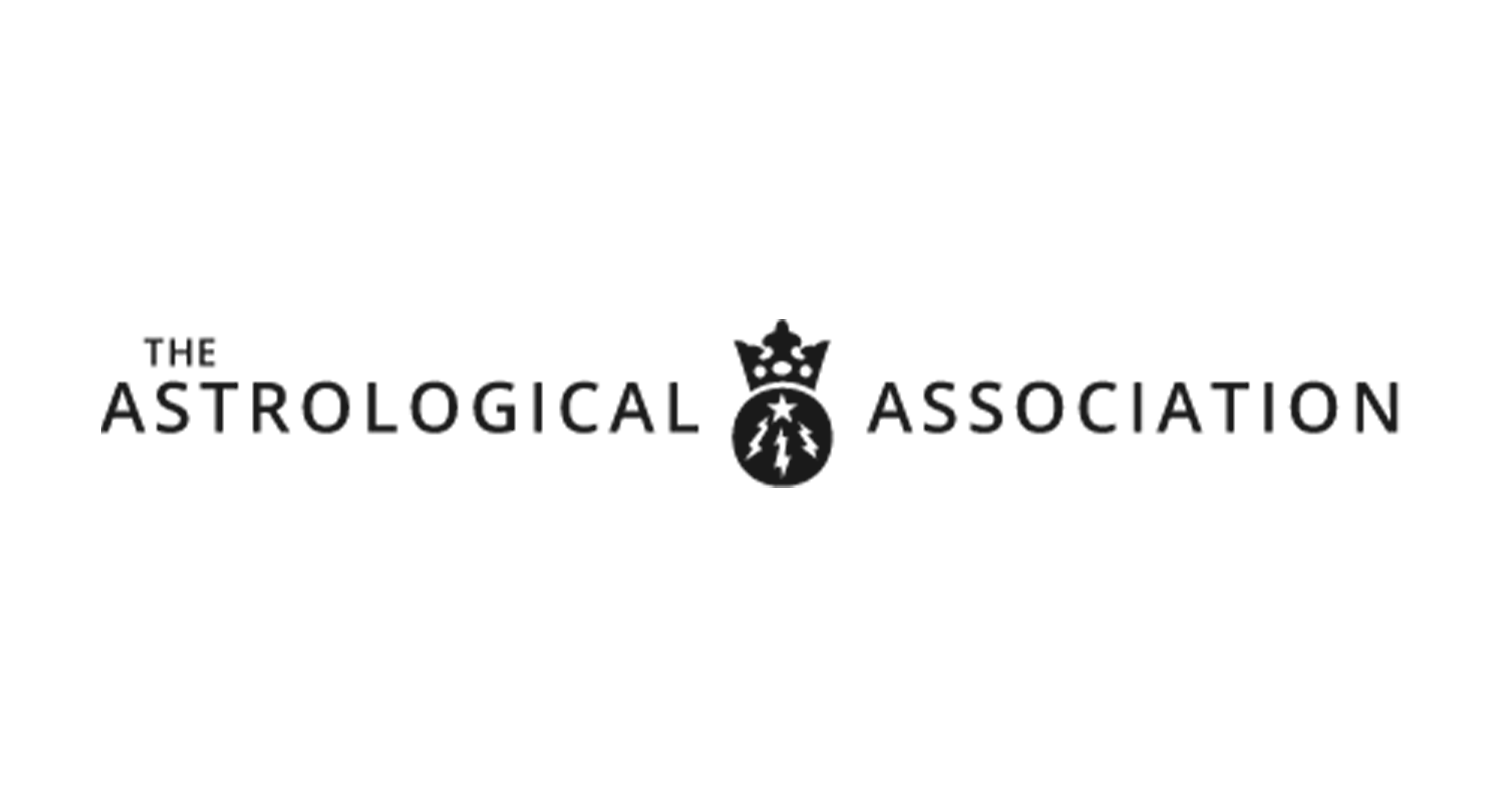 Logo of The Astrological Association with a mystical emblem and star symbol.