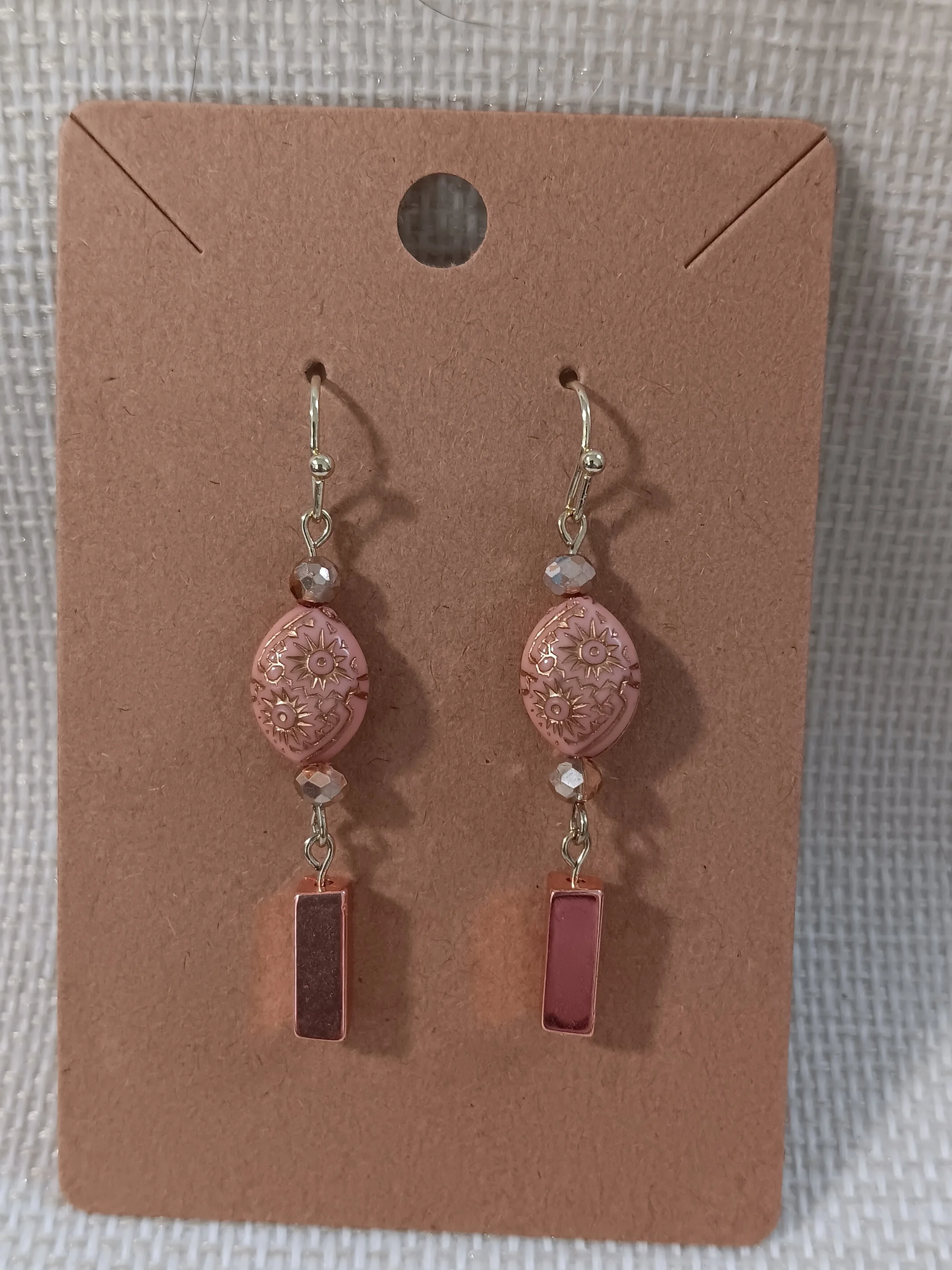 ​Cosmic Blush Dangle Earrings