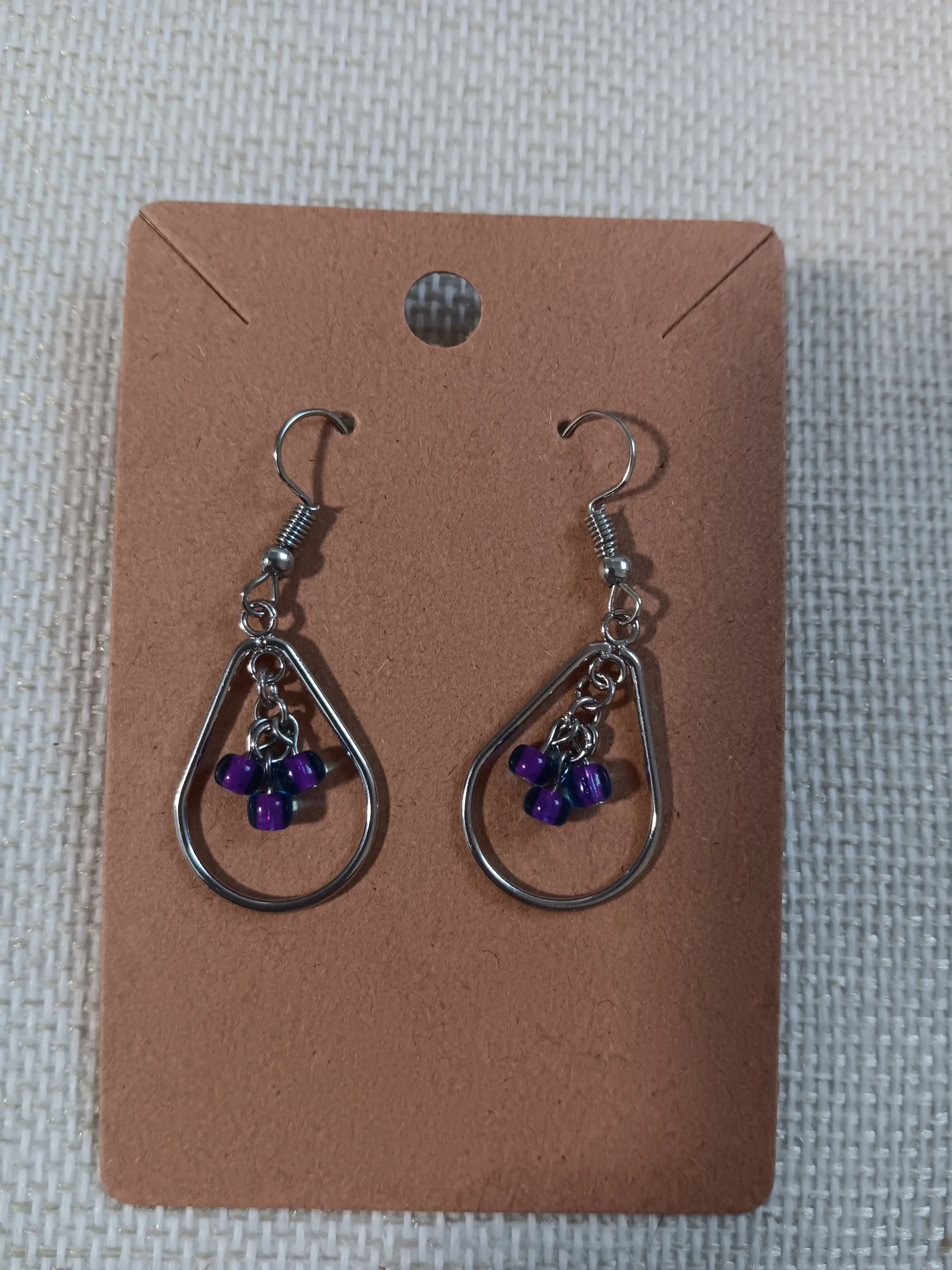 ​Grape Soda Hoop Earrings