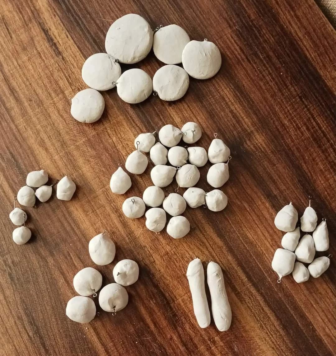 Natural Clay Sinkers 5 pack