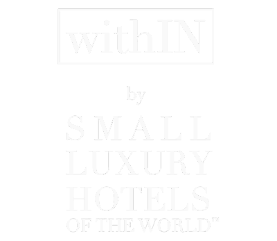 Book cover titled 'WithIN' by Small Luxury Hotels of the World