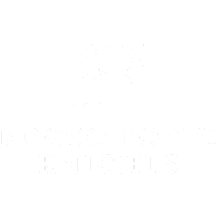 Logo for Rocco Forte Knights, featuring a stylized 'RF' monogram above the text.