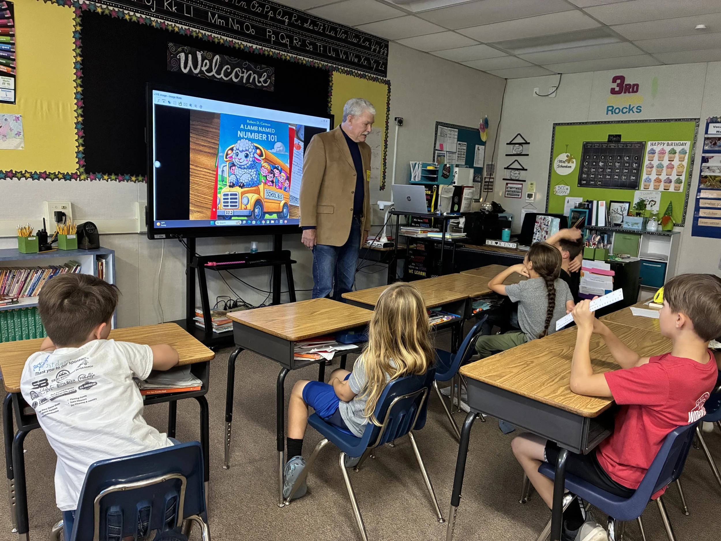 Reading "A Lamb Named Number 101