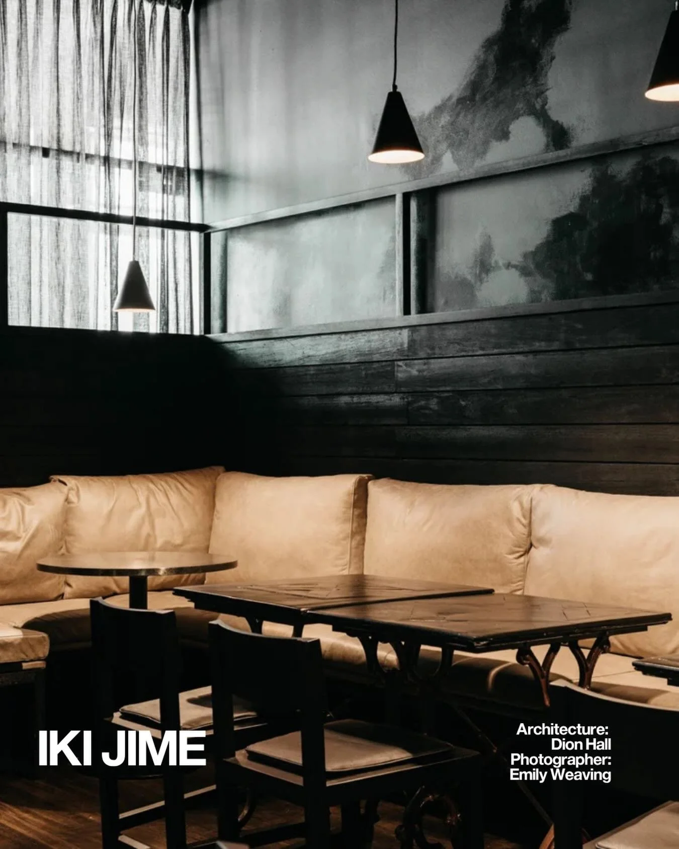 Hospitality construction delivered for Iki Jime on Collins Street, Melbourne. 

- 

Architect
@dion_hall_ 

- 

Photography 
@weaving