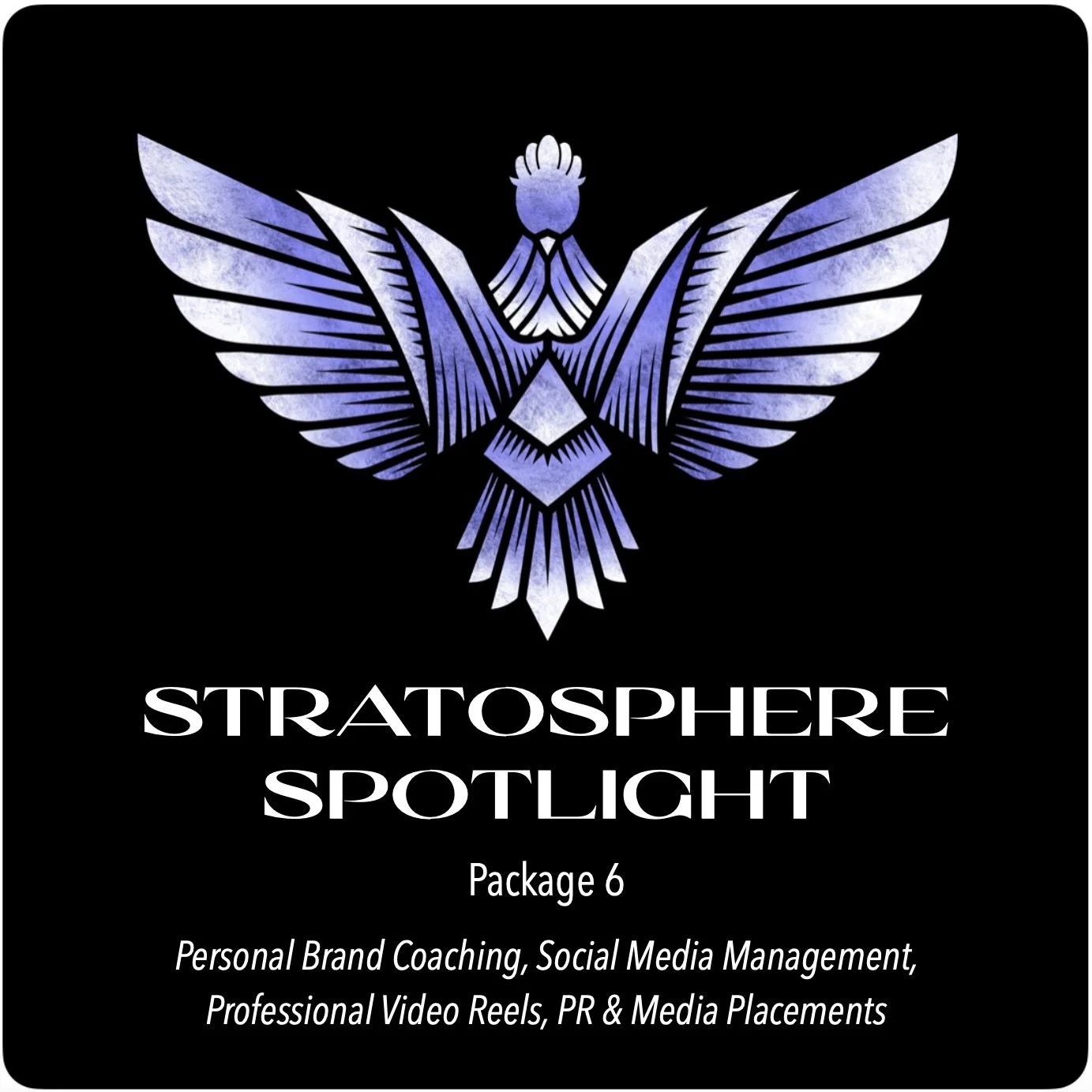 Stratosphere Spotlight - PR & Media Placements, Personal Brand Coaching, Social Media Production & Management