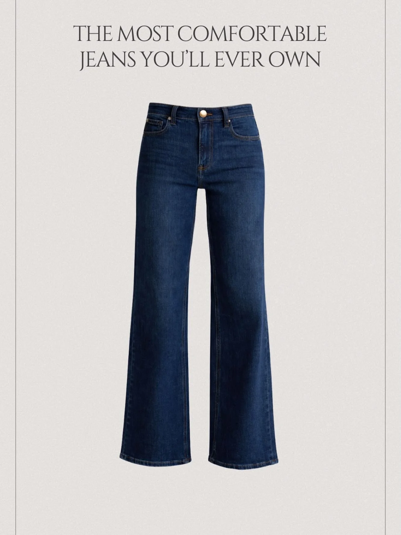 No, really. If you would&rsquo;ve told me comfortable and jeans could be in the same sentence, I would&rsquo;ve said you were crazy. When I say I actually look forward to wearing these jeans, there is zero exaggeration. These jeans are flexible to we