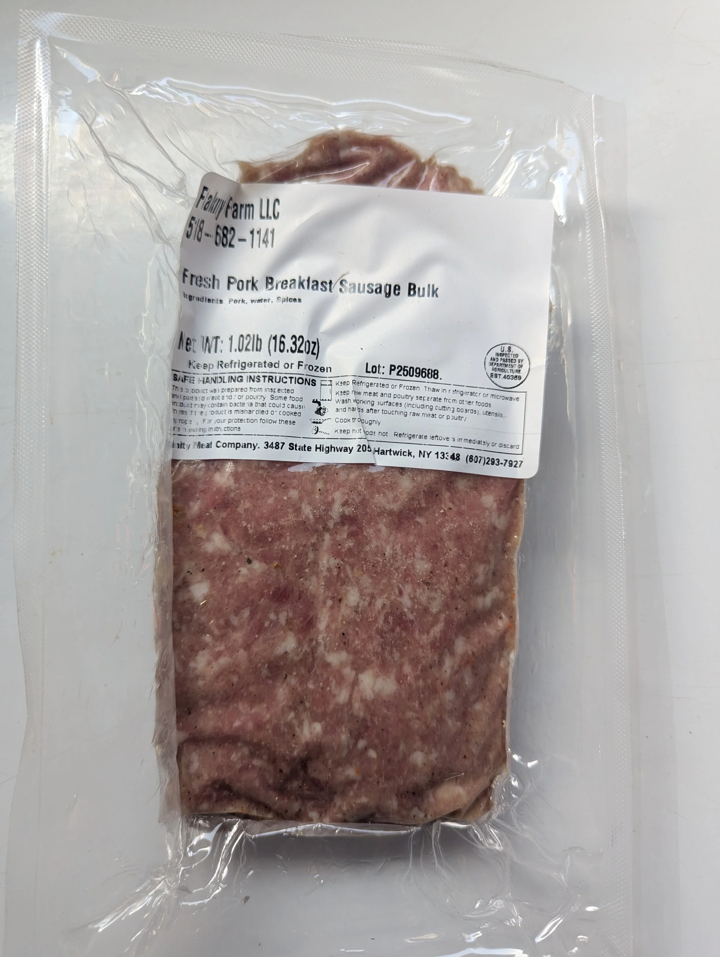 Breakfast Sausage Bulk 1 lb