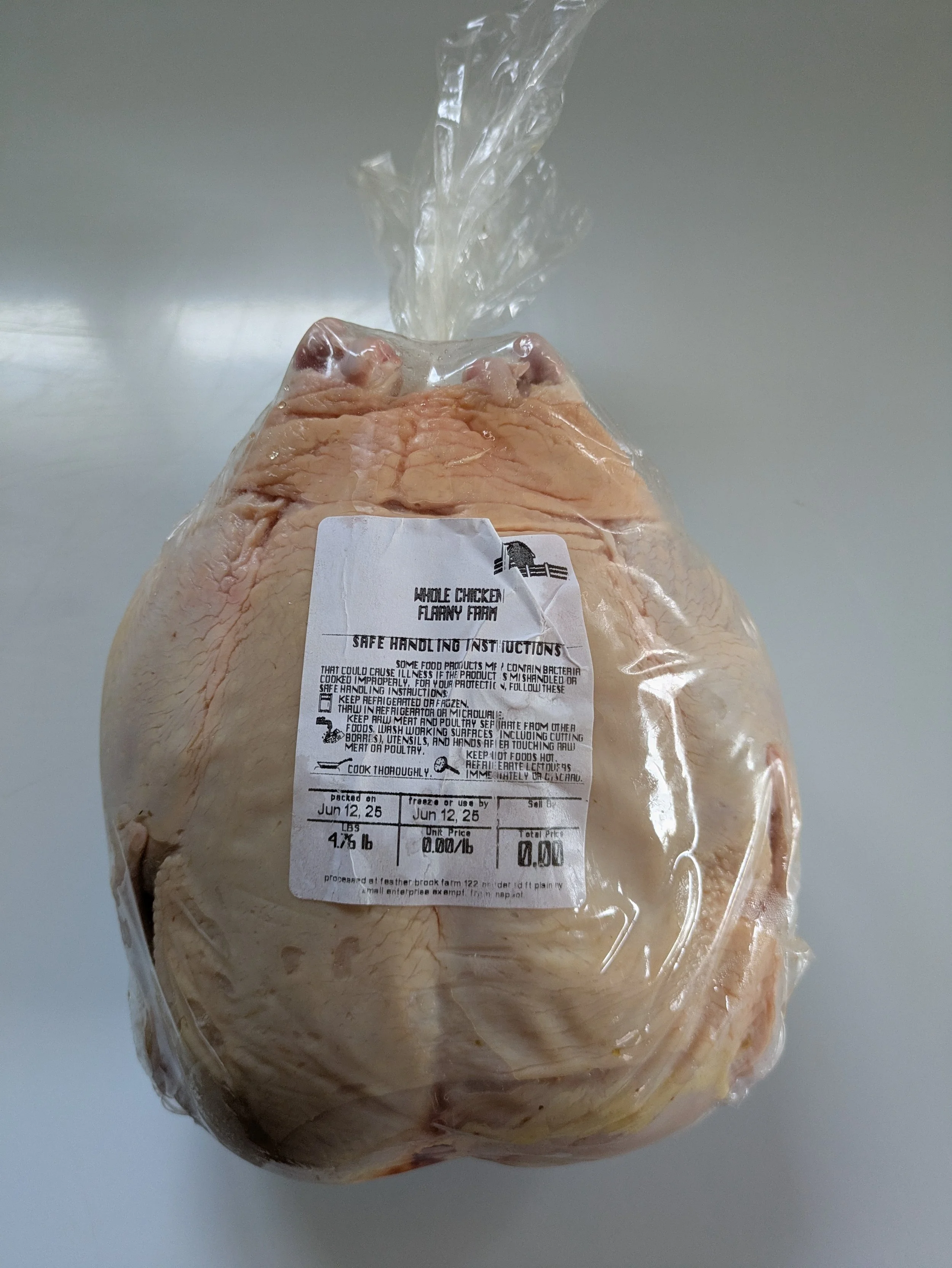 Pasture-Raised Whole Chicken 4 lb