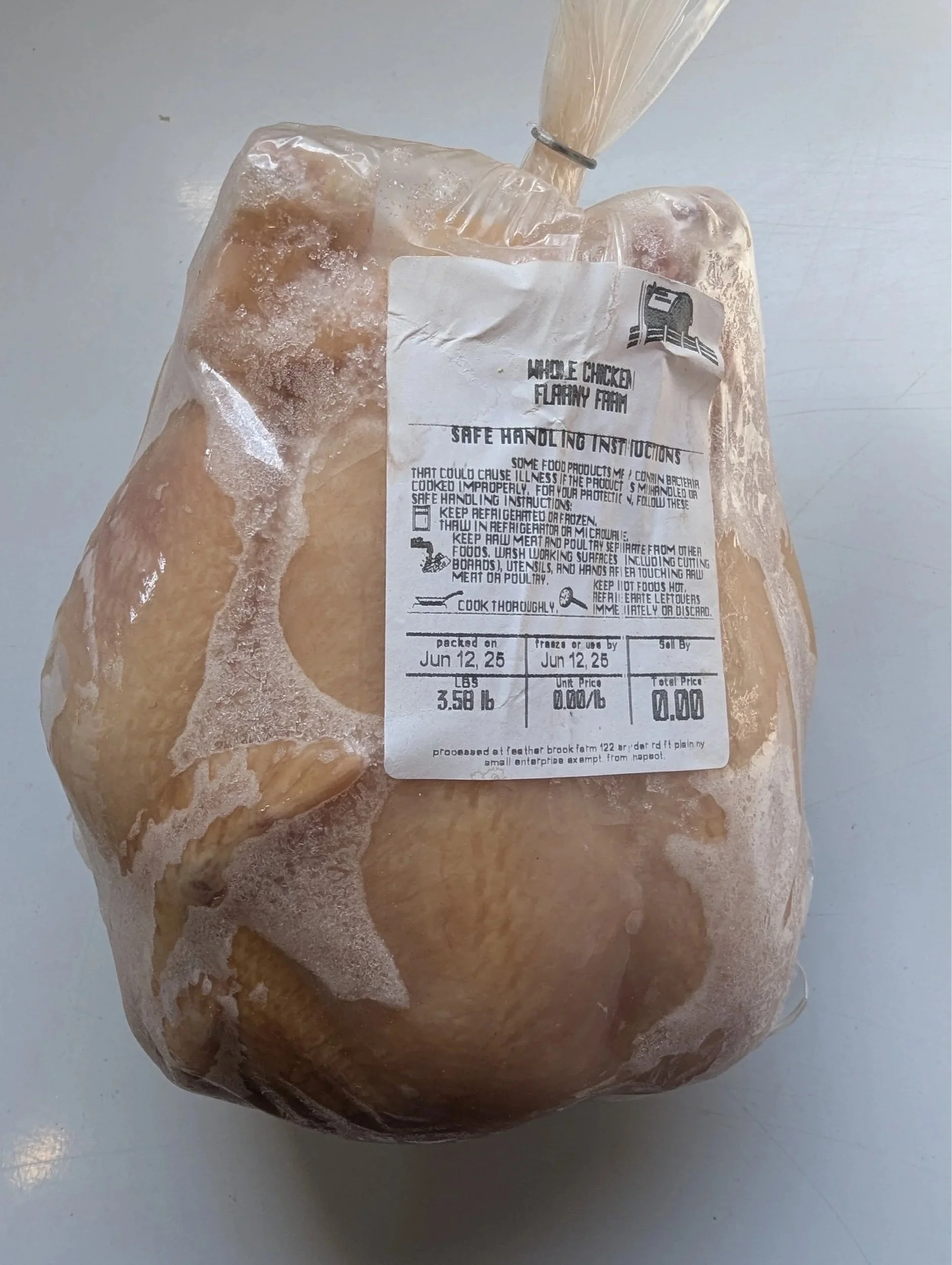 Pasture-Raised Whole Chicken 3 lb