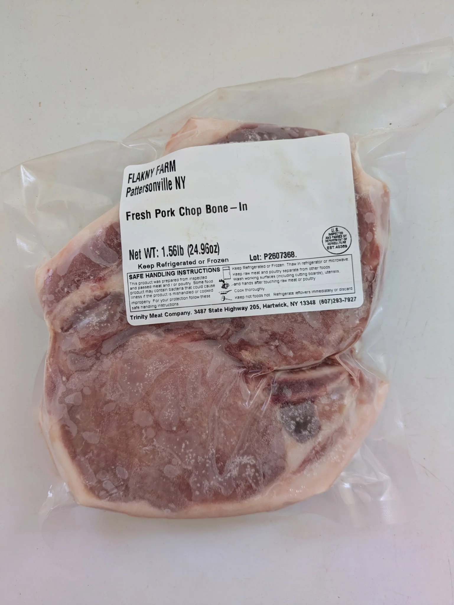 Bone-In Pork Chops 2 Pack