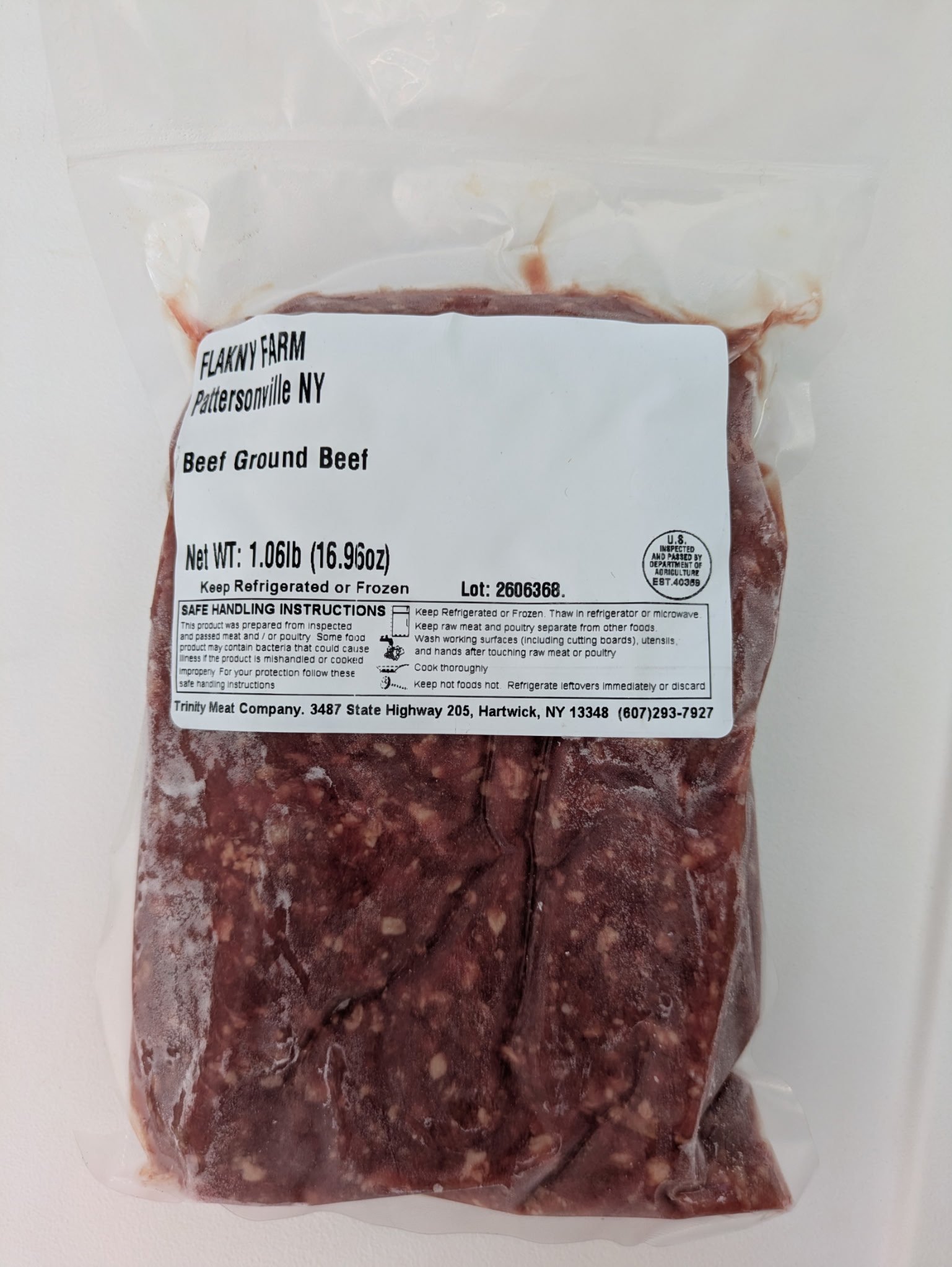 100% Grass-Fed Ground Beef 1 lb