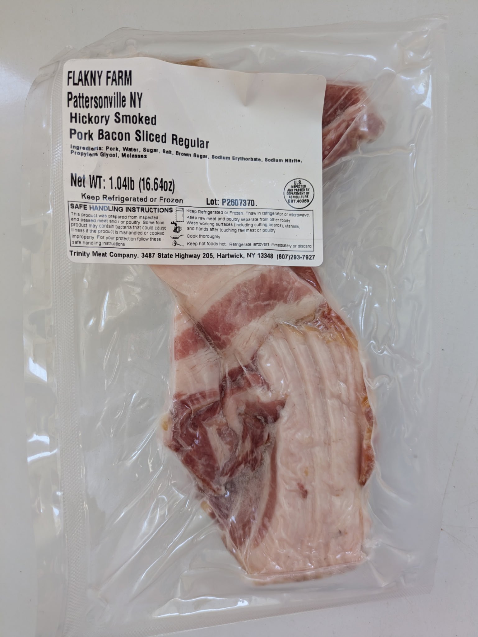Hickory Smoked Bacon 1 lb