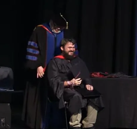 Receiving my second Masters Degree in Ministry Leadership from Central Bible University