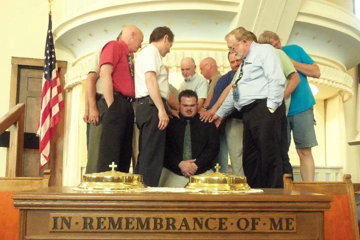 A picture from the day of my ordination into Christian Ministry