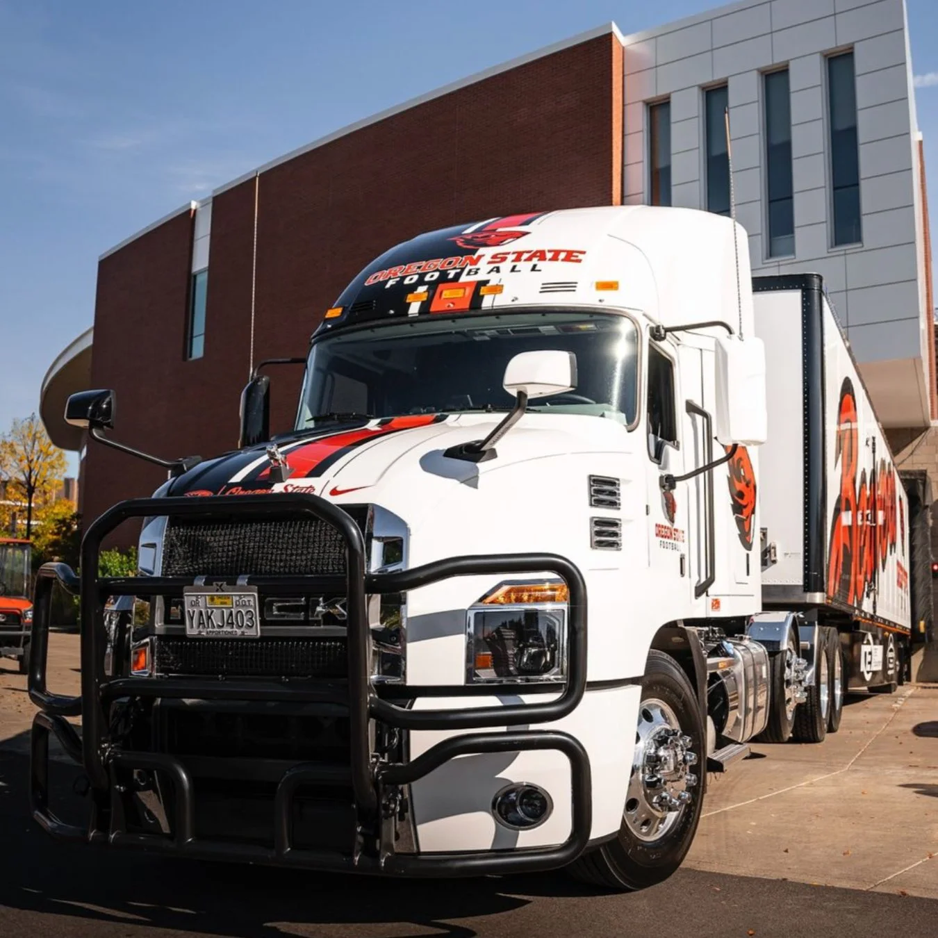 oregon state truck + trailer wrap