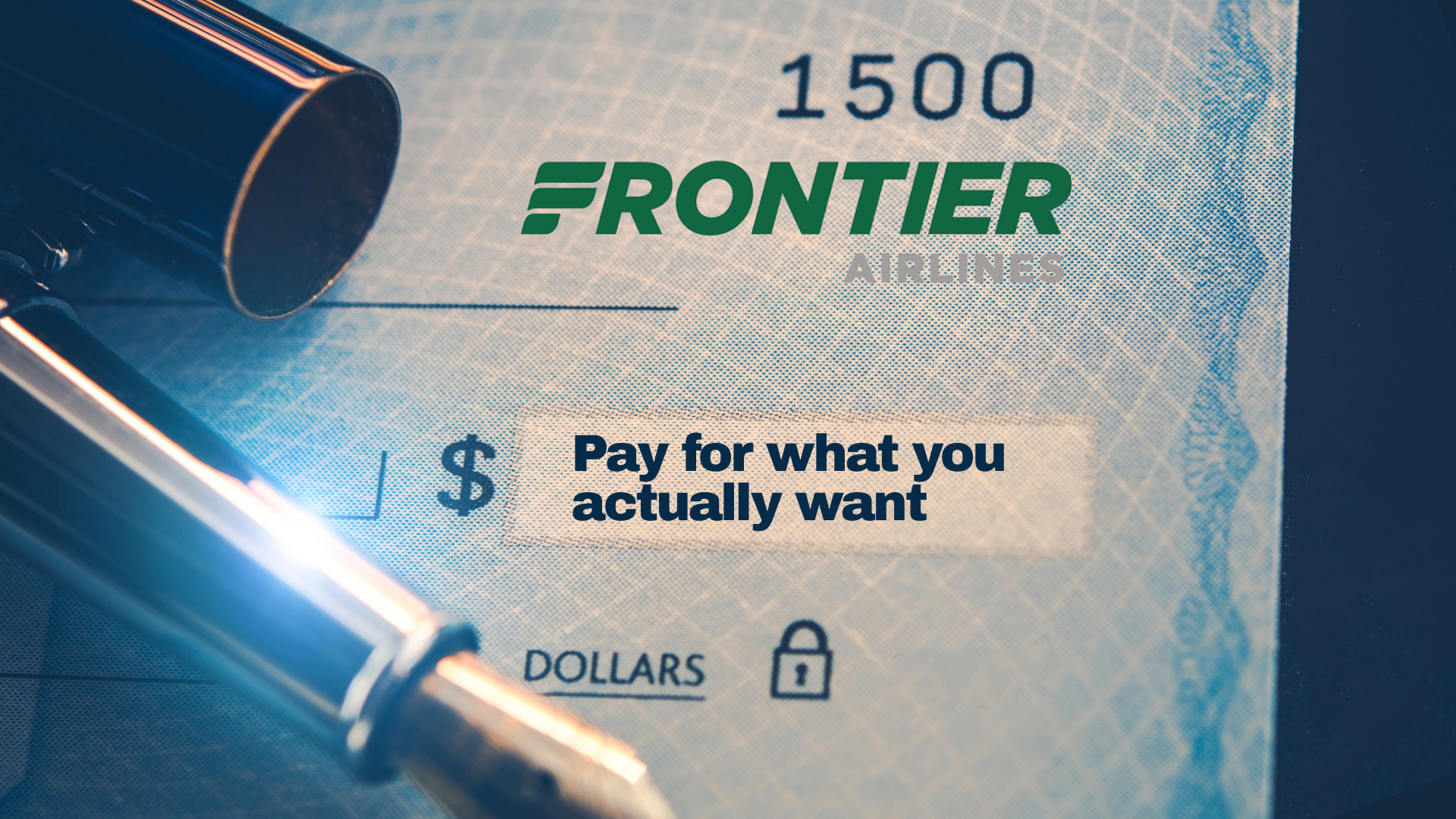 Pay For What You Actually Want | Frontier