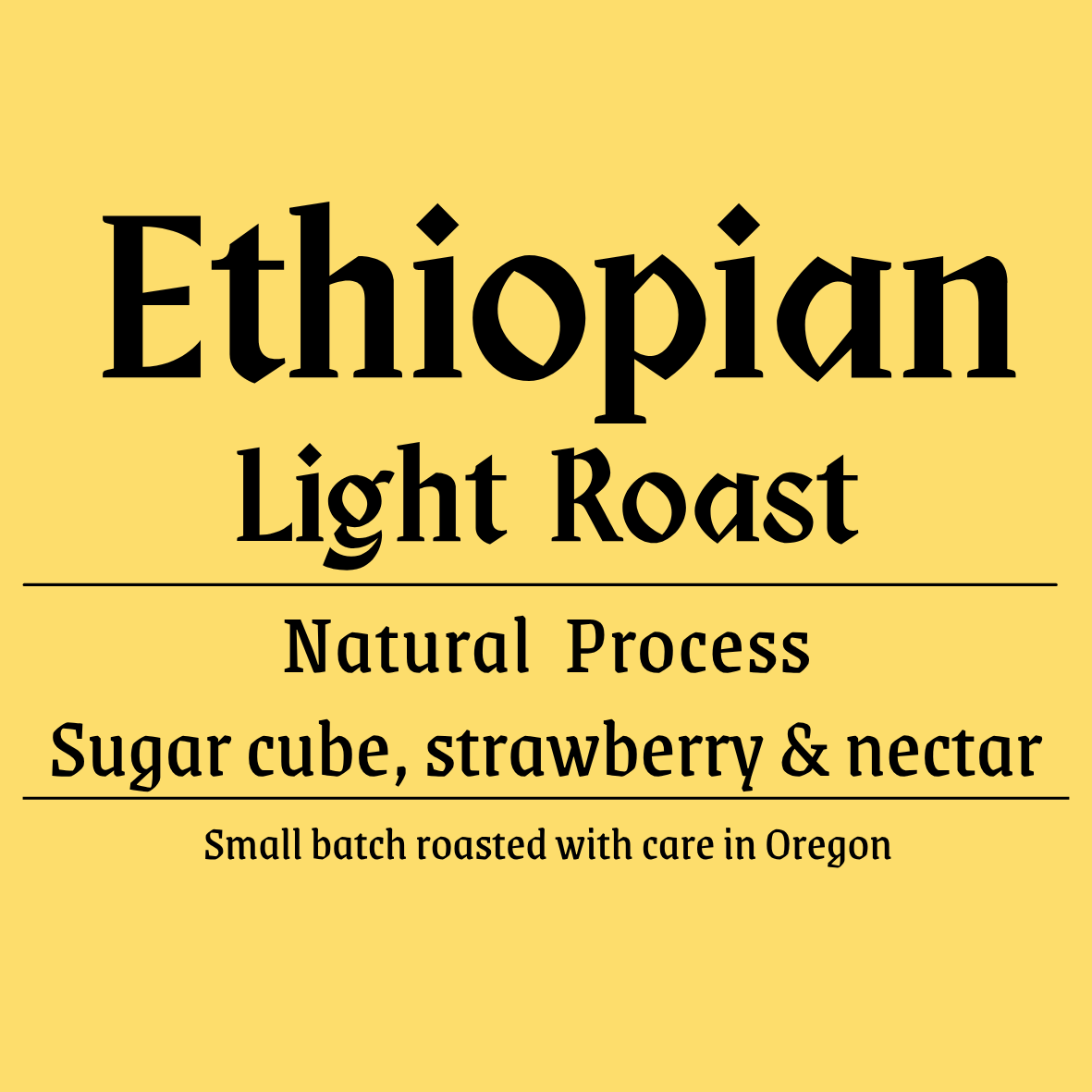 Ethiopian Guji Natural