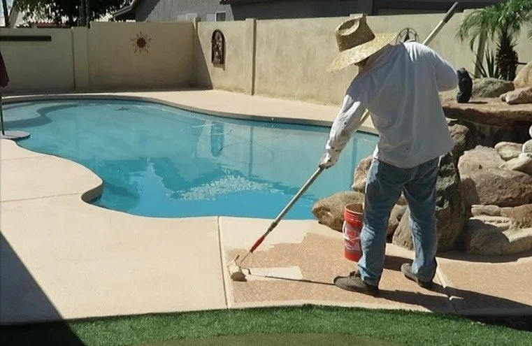 Pool Deck Painting